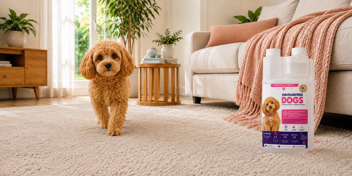 OdourFree DOGS  Probiotic Urine & Odour Remover (1L Concentrate)