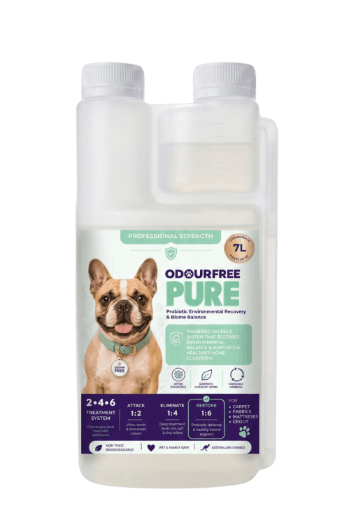 OdourFree PURE  Ongoing Probiotic Fabric & Home Defence (1L Concentrate)